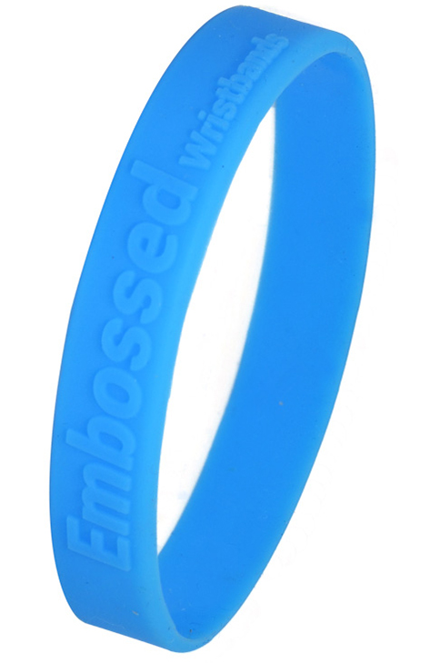 Embossed Wristbands