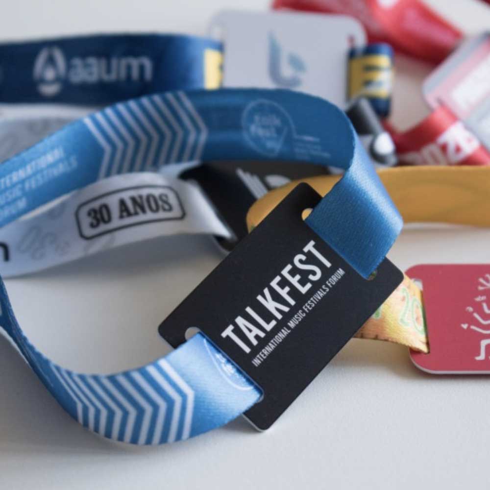 Custom Full color Printed Tag Wristbands 