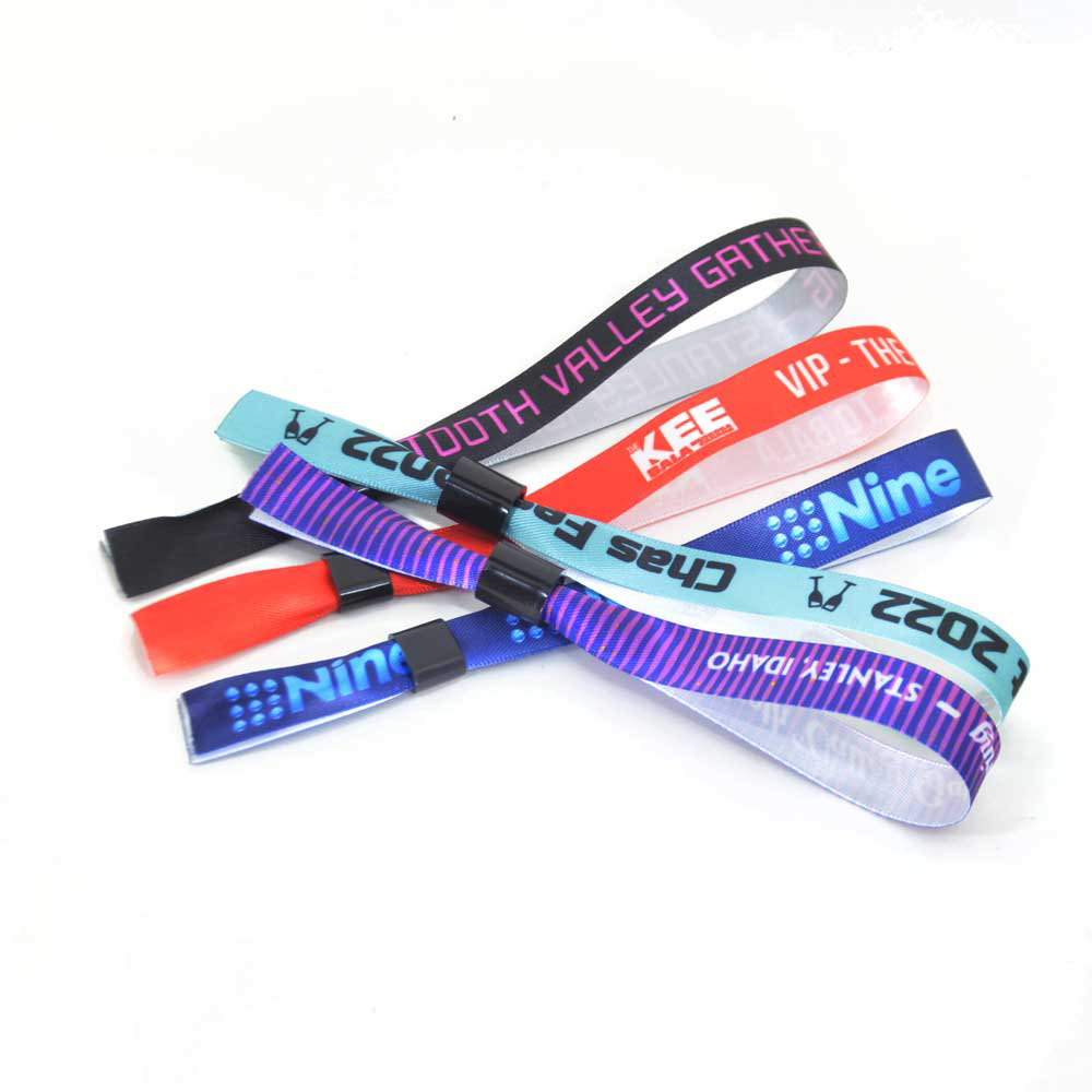  Full Color Printed Fabric Wristbands